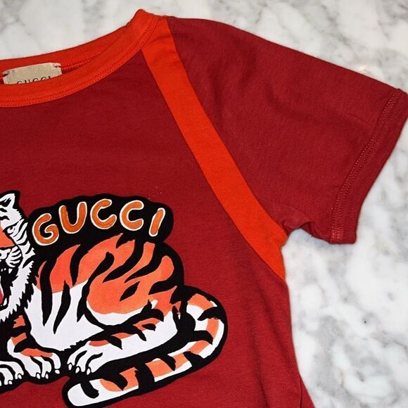 GUCCI BOYS TIGER TSHIRT 5Y - Picture 3 of 12